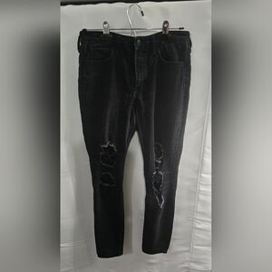 Hollister Black High-Rise Super Skinny Jeans